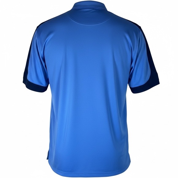Club 38 Cremieux Performance Blue Polo Shirt Mens XXL Short Sleeve Golf Casualx - Picture 2 of 11